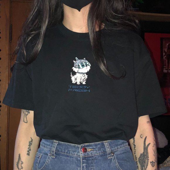 Teddy Fresh x Rick & Morty Embroidered Tee - Unisex Size S - Picture 3 of 4